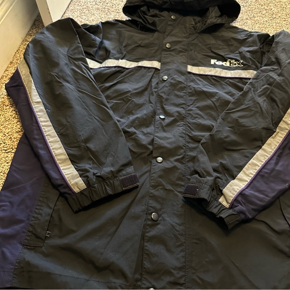 FedEx Delivery Driver Jacket with Reflective Stripe Men’s XXL - Picture 4 of 12